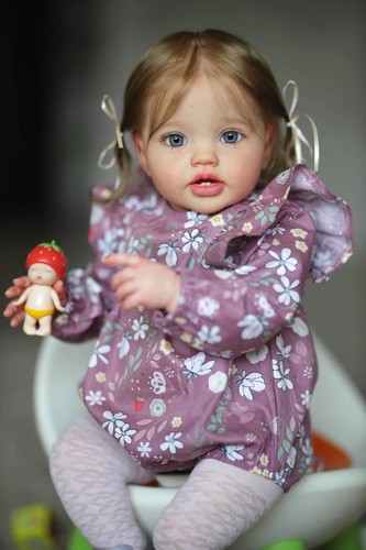 Reborn toddler girl doll - 24",