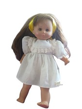Zapf Creation Play Doll Vinyl With Soft Body Sleepy Eyes 13" 1980s No Stamp