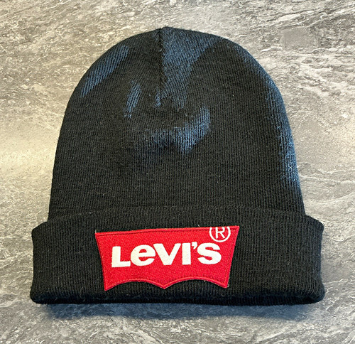 Levi black acrylic knit - black,