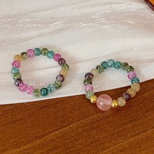 2 Pcs 4mm Natural Multicolor