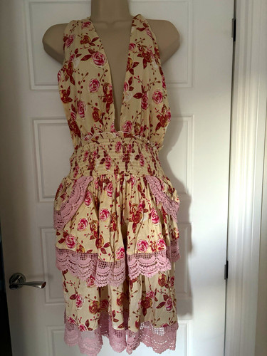 Couture floral halter - floral,