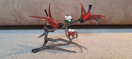Murano glass birds - murano,