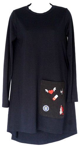 Zara black long - zara, sleeve