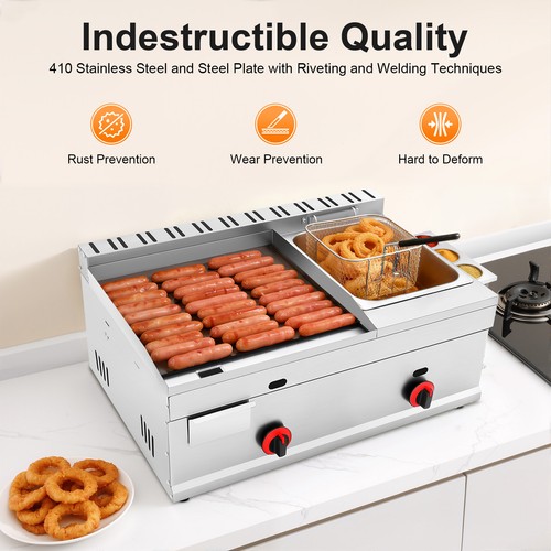 Commercial deep fryer - fryer, 6l