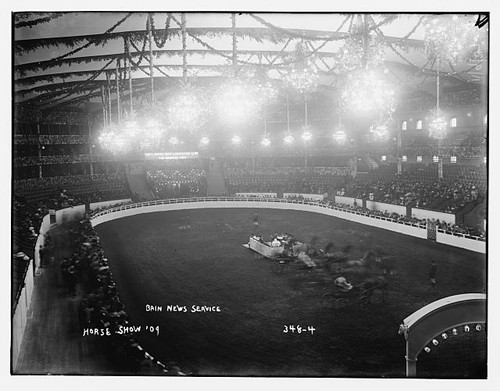 1909 horse show - show, arena