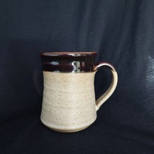 Lovely Welsh Pantyscallog Pottery Stoneware Mug, Marked , Perfect Condition 