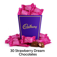 Cadbury Roses Strawberry Dream 30 Pack Gift Box | Chocolate Treats  RM48 Tracked