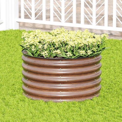 Round metal garden beds flower - metal,