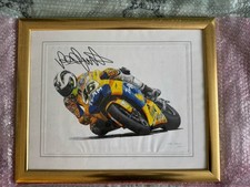 Hand Signed Valentino Rossi Picture