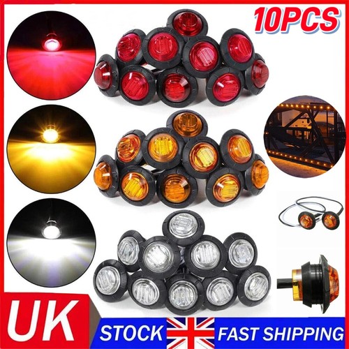 12v mini round led side - side, marker