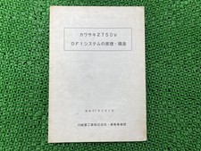 Kawasaki Z750V DFI System Principle and Structure Service Manual Supplement,...