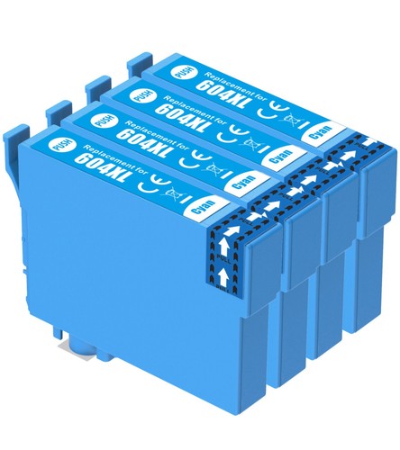 Cyan ink cartridges fits - 4,