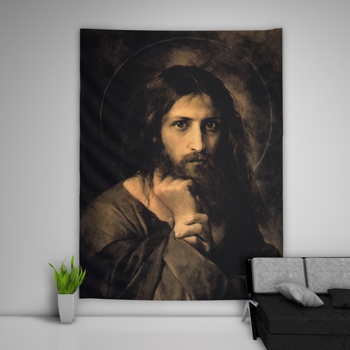 Jesus chirst tapestry art wall - jesus,