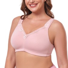 UK Ladies Plus Size Bra Cotton