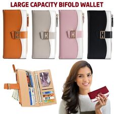 Luxury Leather Long Wallet - Women's Purses for Fashionable Women - Ladies Lu