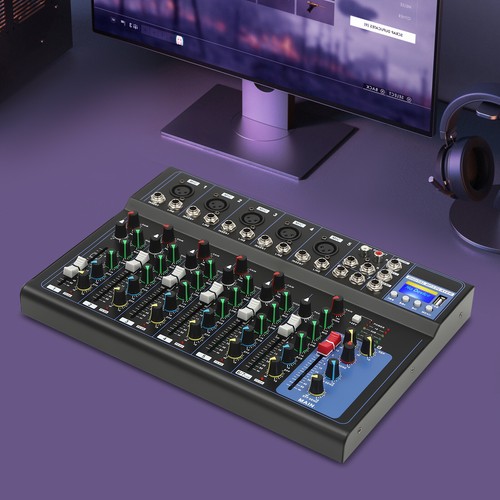 Channel audio mixer - 7-channel,