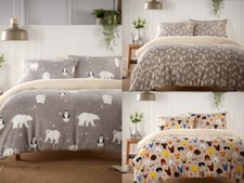 Teddy Fleece Duvet Cover Set