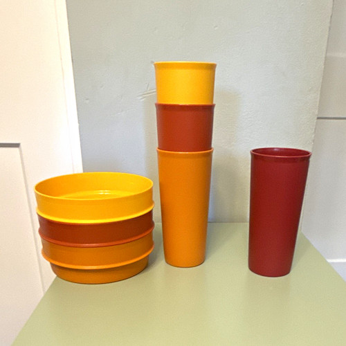 Tupperware vintage retro - vintage/retro, 7pc