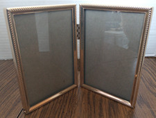 Brass Hinged Double Picture