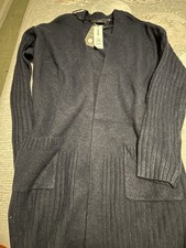 Asda Wool Cardigan Size 8/10 Blue Long Sleeve