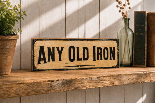 Vintage style sign - , any