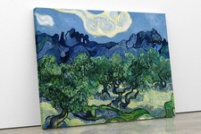 Vincent Van Gogh Olive Trees & Alps Canvas Wall Art Picture Painting Print