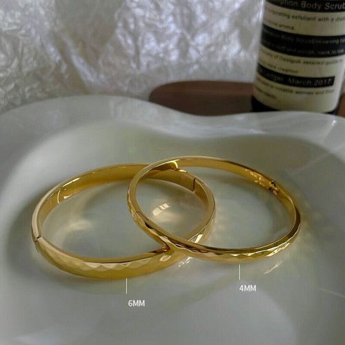 6mm woman 18k gold - woman, plated