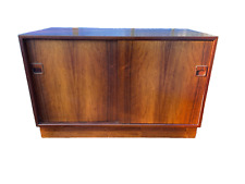Mid-Century Danish Modern Low Unit by Hjornebo Rosewood -double door