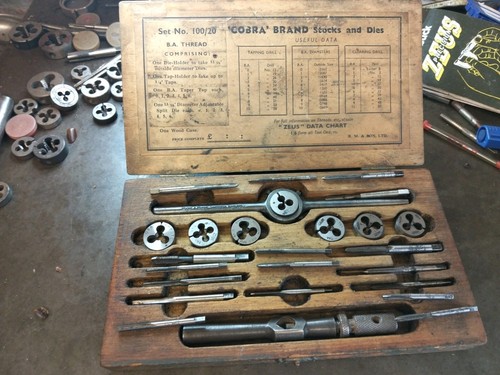 Tap die set moore - ba,