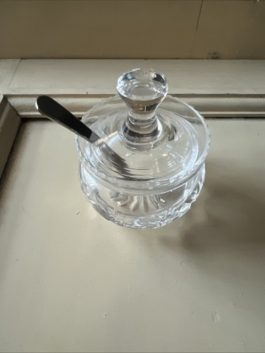Vintage cut crystal preserve - cut-crystal,