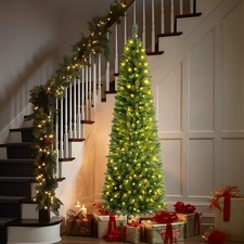 Pencil slim christmas tree - christmas,