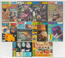 Lot of 12 Rock & Gem Magazines