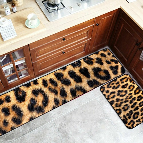 Animal print hallway carpet - hallway,