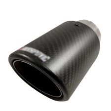 Exhaust Tip Trim Pipe Tail Muffler Carbon Fiber For Fiat Freemont Croma Ducato