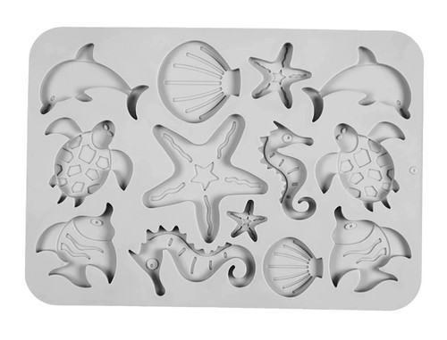 Sea themed silicone - , mould