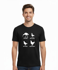 UNISEX MEN WOMENS TEE TSHIRT AUSTRALIAN SLANG AUSSIE CHICKENS BIN ROOF BEACH