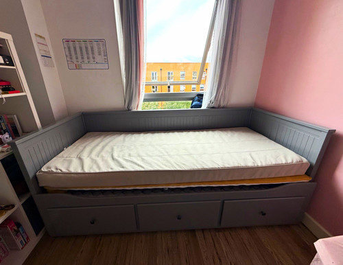 Ikea grey single children - grey,