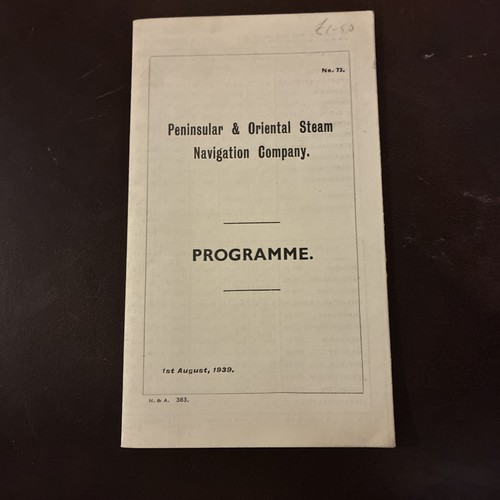 Merchant navy ephemera o - merchant,