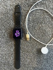 Nike Apple Watch Series 3, 42mm Space Grey Aluminium Case with BlackSport Band