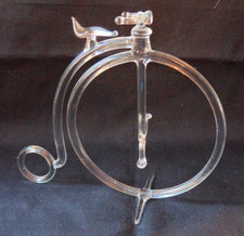 Delicate  glass Penny Farthing
