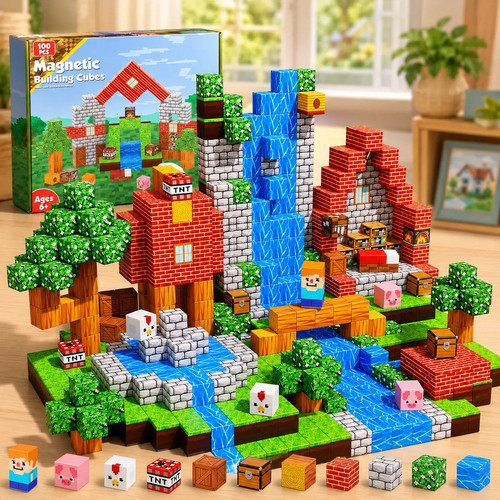 Magnetic blocks animal - magnetic, blocks:
