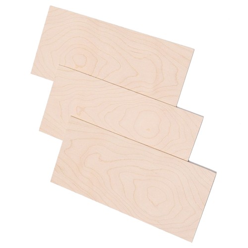 3pcs maple guitar head veneer - 3pcs,