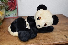 Vintage Farnell Panda Pyjama Case - Art Silk Plush - 14 Inches
