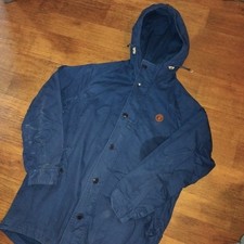 Fred Perry Fishtail Parka Size M Navy Scooter Mod Casual Good Condition 100%...