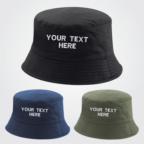 Beechfield custom text bucket - custom,