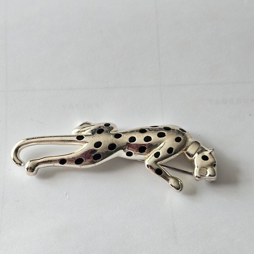 Vintage carolee panther brooch - carolee,