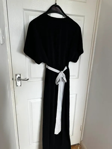 Mango wrapped black jumpsuit - mango,