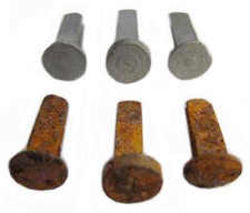 WW1 German Helmet Liner Pins Split M16 M17 M18 WWI Austrian & Hungarian Rivets