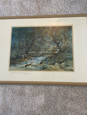 Original framed painting - River Dane, Wildboarclough, Macclesfield, Cheshire