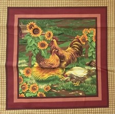 Chicken 2 Cushion Panel